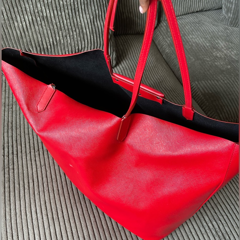 Givenchy Red Bambi Print Coated Canvas And Leathe… - image 6